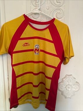 Kids' Yellow & Red Soccer Jersey